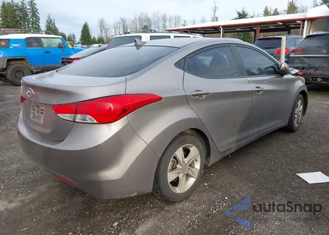 2012 Hyundai Elantra Gls из США, поврежденный, VIN 5NPDH4AE1CH082968